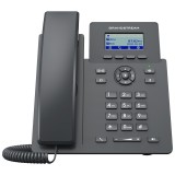 Telefonas laidinis IP GrandStream GRP2601 juodas (black)